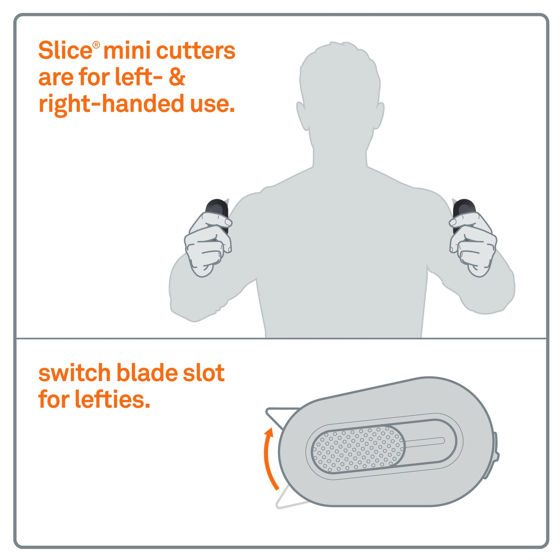  Slice 10514 Mini Box Cutter, Package and Box Opener, Safe  Ceramic Blade Retracts Automatically, Stays Sharp Up to 11x Longer, Right  or Left Handed, Keychain, Magnetic, Pack of 1 : Office Products