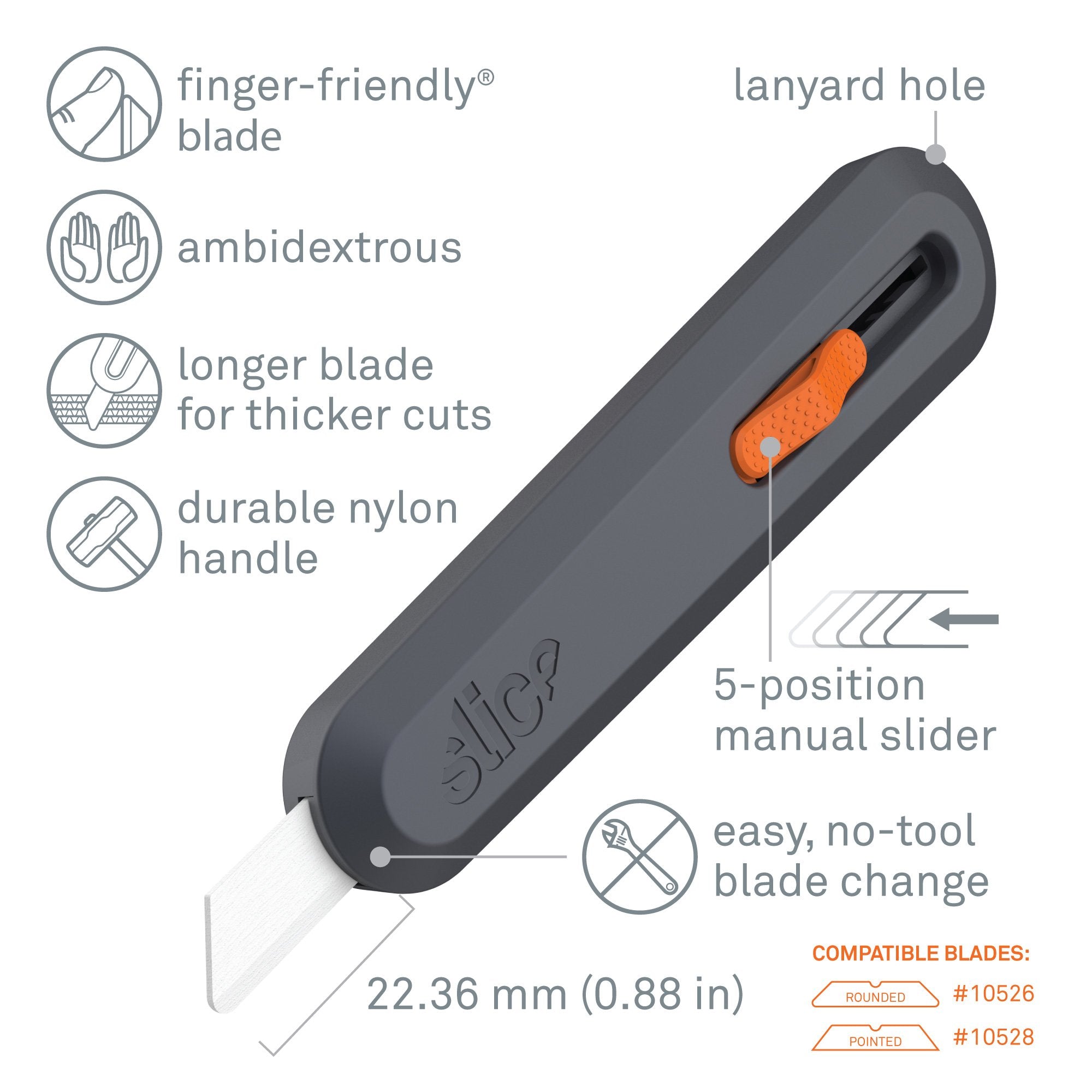 Manual Utility Knife | Slice