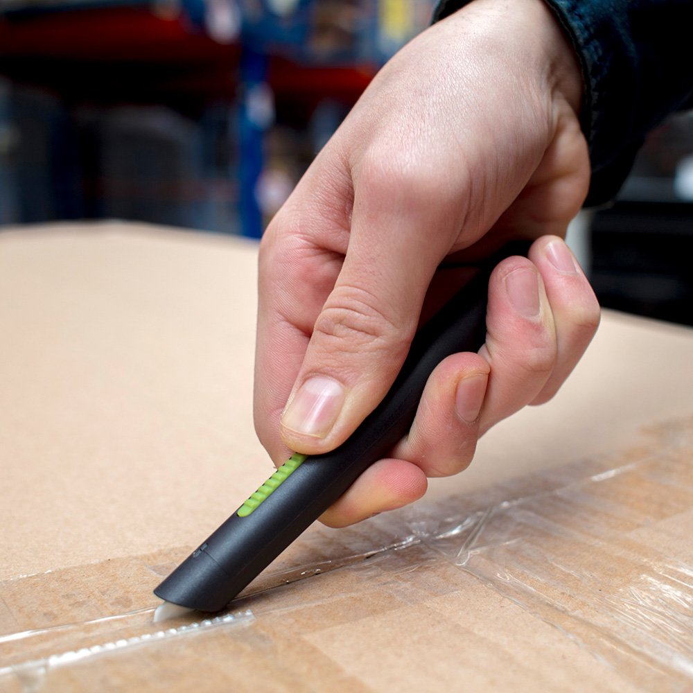 Deli Ceramic Pen Cutter Knife Safety Micro Retractable Blade Box